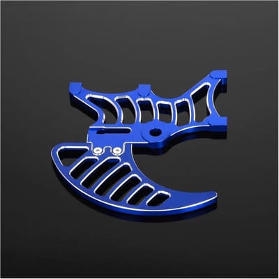 Schijfrem Covers - Remklauw Beschermer - Motor Bescherming - CNC Aluminium - Set van 1 - Zwart