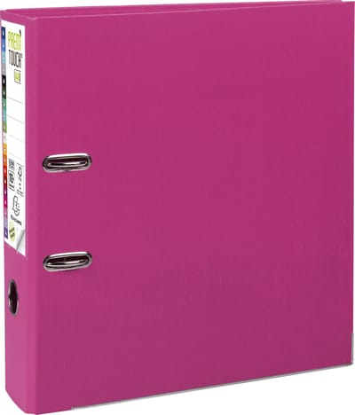 Exacompta Prem'Touch® PP Ordner met hefboom - Rug 80mm - A4 maxi - Framboos - 53359E