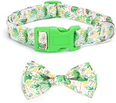 Dailygoods- Vlinderdas Halsband Verstelbaar - Afneembare Kraag - Geschikt voor Kleine/Middelgrote/Grote Honden - Kraagmaat S/M/L - Breedte 1,5/2/2,5 cm