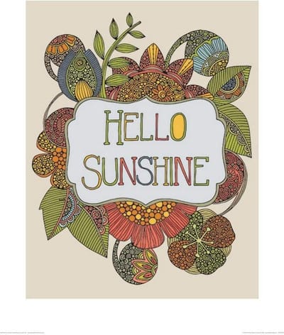 Kunstdruk Valentina Ramos - Hello Sunshine 40x50cm