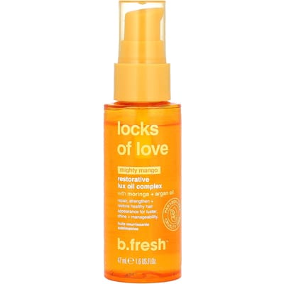 b.fresh, Restorative Luxe Oil Complex, Mighty Mango, 1.6 fl oz (47 ml) orange