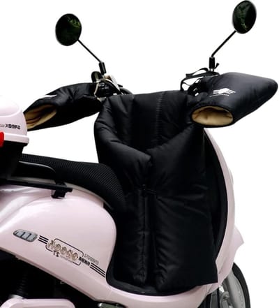 Universele Scooterbescherming met Handvatmanchetten - Waterdichte Legbescherming voor Winter en Zomer, Ideaal voor Scooters en Motoren