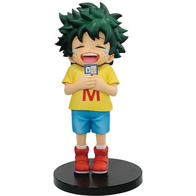 Figure d'Anime My Hero Academia Enfant Midoriya Izuku/Enfant Bakugou Katsuki Figurine PVC Modèle d'Action Ornements Modèle Jouets beige