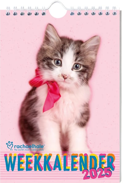 Week kalender - 2025 - Rachael Hale - Katten