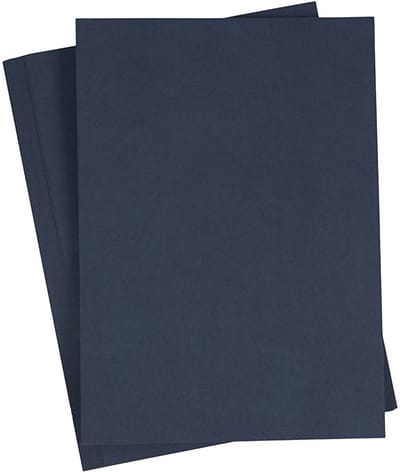 Papier, A4, vel 210x297 mm, 110 gr, blauw, 20 stuk/ 1 doos