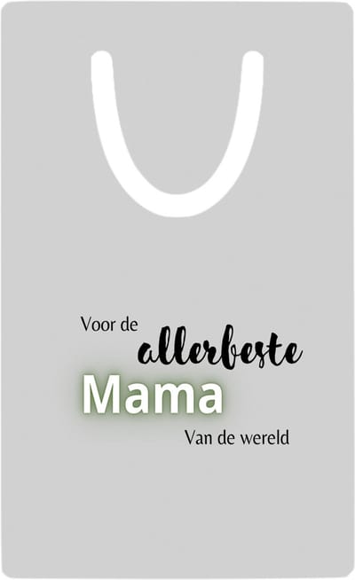 Hacebo® - voor de allerbeste mama van de wereld metalen boekenlegger- Mama - de beste moeder - Moeder cadeautjes - moederdag - verjaardagscadeau - verjaardag - cadeau - geschenk - kado - gift - moeder artikelen Bladwijzer boekenleggers - 7.6 cm x 5cm