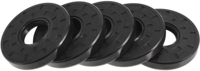 Dubbele Lip Olieafdichting met Roterende Veerstalen Afdichtingsring 25x62x10mm - Rubber NBR voor Hoge Druk, 5 Stuks, Ideaal voor Motoren en Machines