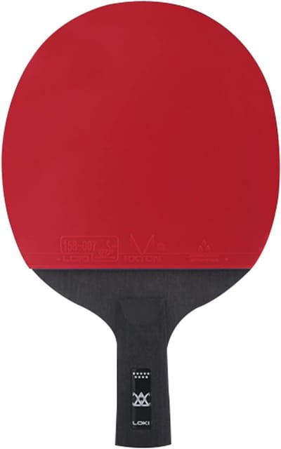 Tafeltennisbatje - Pingpong Racket - Competitie Spelen - 5 Hout 2 Carbon - Penhold Grip - Zoals Afgebeeld