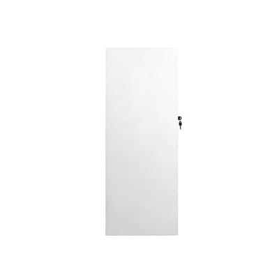 Wandjuwelenkast 37,5x9,7x108 cm Wit Met volledige spiegel, verwijderbare plastic opbergdozen, vergrendelbare ontwerp, geschikt voor juwelen en make-up, ruimtebesparend