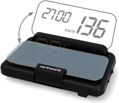 Head Up Display voor Auto met Snelheid, Toerental en Temperatuurmeting