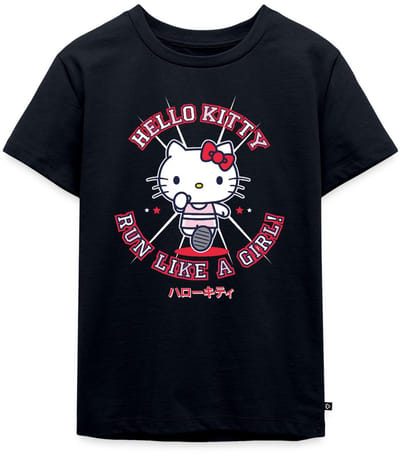 Hello Kitty Run Like A Girl Premium T Shirt Kinderen