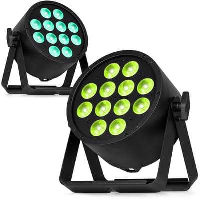 BeamZ Pro set van 2 BAC332 LED parren - ProPar met RGBALC LED’s - 12x 10W