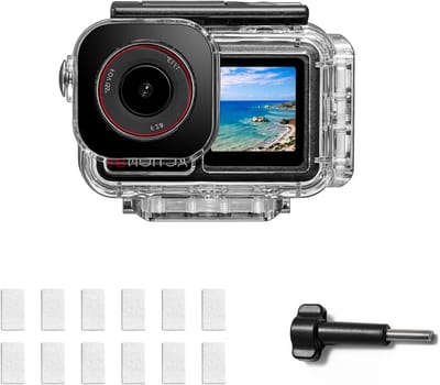 Waterdichte Behuizing voor Osmo Action 5 Pro en Action 4/3 Camera, Beschermende Case voor Onderwatergebruik tot 60m, Ideaal voor Duiken en Snorkelen