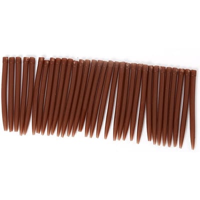 30 STUKS 51MM Visserij Tackle Sleeves Anti Rigs Karpervissen Accessoires(Bruin)