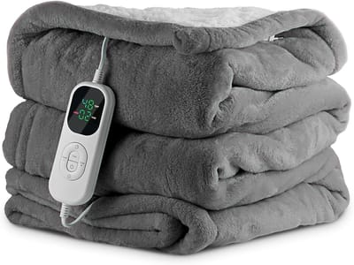 Elektrische Flanel Dekent met 7 Warmtestanden en Timerfunctie