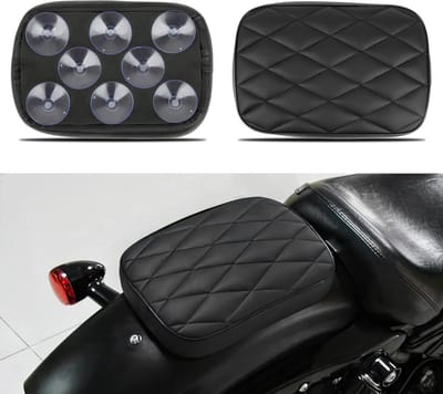 Motorfiets Voorste Bestuurderszitting met 8 Zuignappen voor Bobber, Cruiser en Chopper Modellen