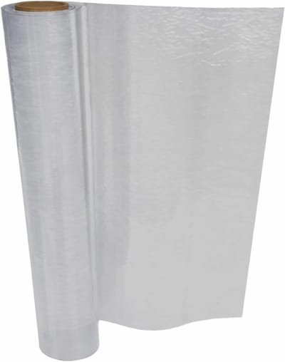 Bouwfolie type 200 - Sterk bouwzeil - Waterdichte afdekking - Scheurvast materiaal - 2 x 50 meter - Transparant