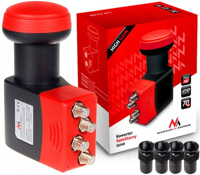 LNB satelliet Ontvangstkop MCTV-671 met 4 Plug F-satelliet professioneel 6.8mm RG5.9, RG6