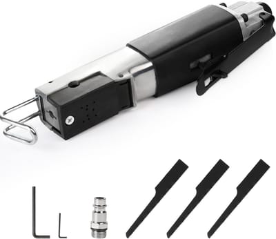 Dailygoods- Carrosseriezaag pneumatisch - Mini-reciprozaag - Zaagbladen 18T/24T/32T - Werkdruk 6 bar - 9000 slagen per minuut - Energiezuinig systeem