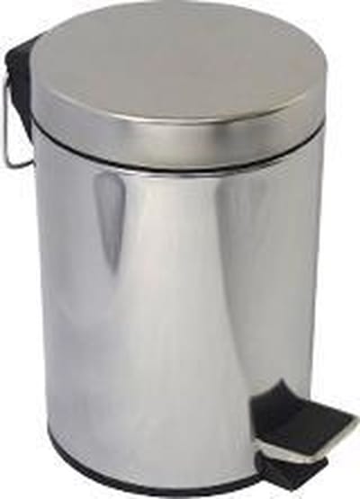 Easybin Pedaalemmer 3 liter afvalemmer Rvs Glans