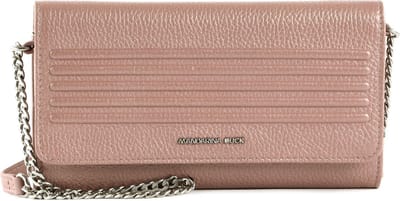 MANDARINA DUCK Leren Schoudertas Avondtas I-Con Wallet Bag Rosewood Roze