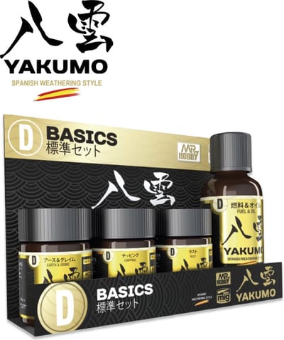 Mr. Hobby Modelbouwdecoratie - AMMO MIG WY04 YAKUMO WWII Basics - Weathering Set Effecten set