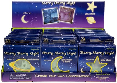 Duckiez Glow In Dark ster/Maan/Planeten - 1 stuk