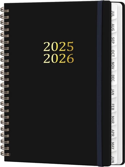 Academische Jaarplanner 2025-2026 | Week- en Maandoverzicht | Hardcover A5 met Tabs