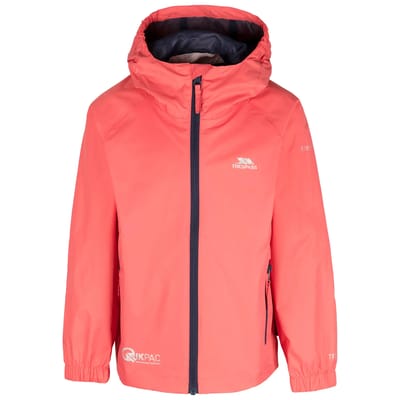 Trespass kinderregenjas Qikpac Jacket - Unisex opvouwbare jas Tp-75