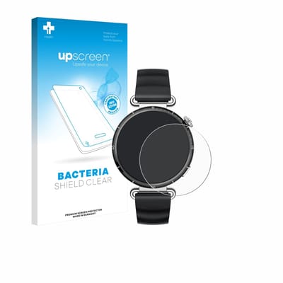 upscreen - Screenprotector voor Huawei Watch GT 6 (41 mm) - Folie Beschermfolie transparant antibacterieel