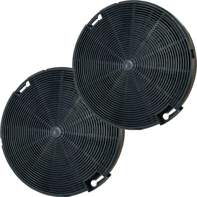 Multaparts® koolstof filter afzuigkap ø 15,2 x 1.6 cm - set a 2 stuks - | Filtercassette met actief kool om geurtjes tegen te gaan | Past in veel merken | Alternatief voor type 055093712, EFF75, 736965