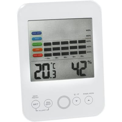 Terdens 3564 - Elektronische Thermohygrometer - Interne Metingen - Alarmfuncties - Comfortindicator