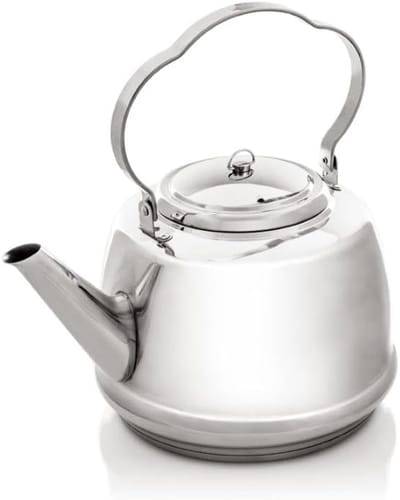 Waterketel RVS - Theepot Kookpan - Water Verwarmen - Snelle Warmte Verdeling - 5 Liter Inhoud - Zilverkleurig