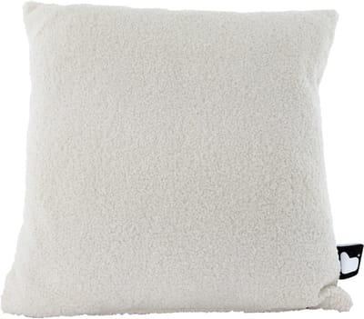 Extreme Lounging - b-cushion teddy - lounge- en sierkussen - voor binnen - zachte teddy stof - 43x43cm - Ivory