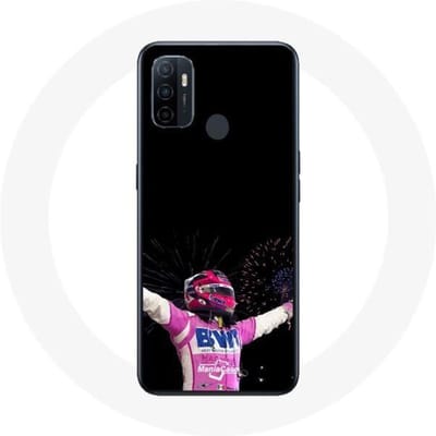 Oppo A53 hoesje Formule 1 Sergio Pérez Mendoza won de race