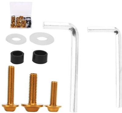 Kuip Bout Kit 158 Stuks - Universele Kuip Schroeven - Motorfiets Schroeven - Motorfiets Voorruit - Eenvoudig te Installeren - ABS/Aluminium Materiaal