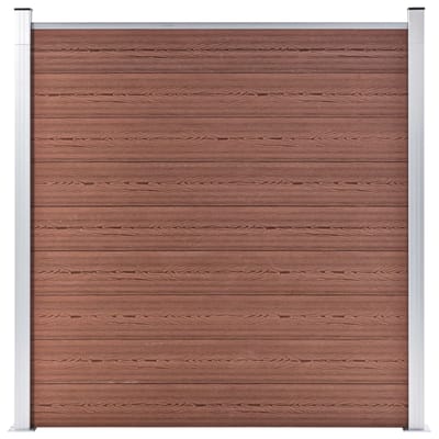 vidaXL - Schutting - 1564x186 - cm - HKC - bruin