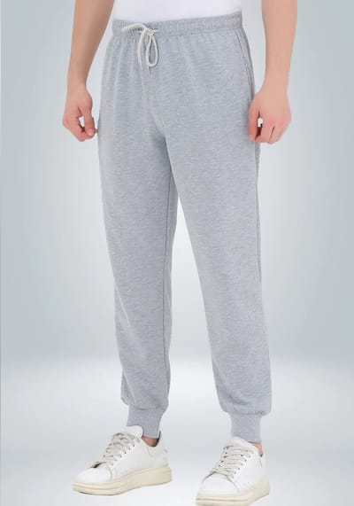 Smith & Solo joggingbroek heren - lang tapered fit volwassenen - Grijs XL