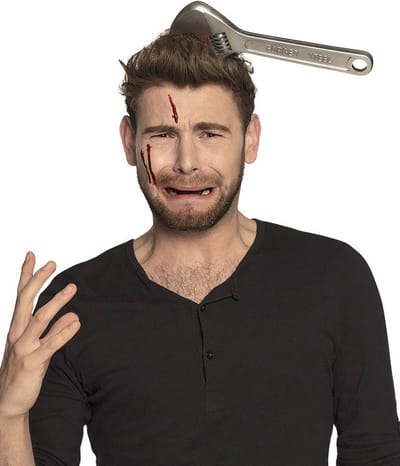 Boland - Tiara Horror moersleutel - Één maat - Volwassenen - Unisex