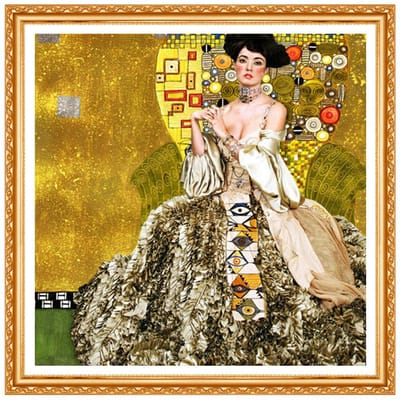 Peinture Diamant 5d DIY Ronde Peinture Diamant 3d Strass Point de Croix Broderie Diamant 20X30CM yellow