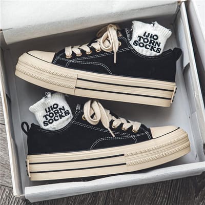 Luxe Heren Sneakers Casual Ademende Trainer Race Mode Loafers Hardloopschoenen voor Heren Tenis 41 black