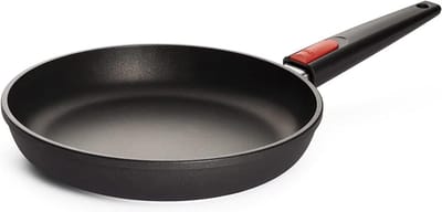 Gietaluminium Koekenpan 26 cm met Afneembare Steel - Keramisch & Gas