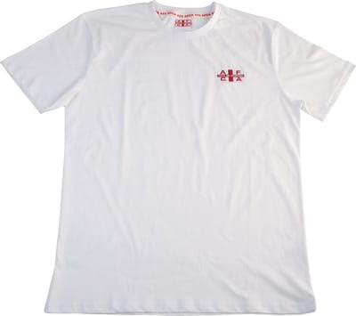 T-Shirt AFCA Flag Logo White / Red - Ajax - Amsterdam - AFCA - Zomer