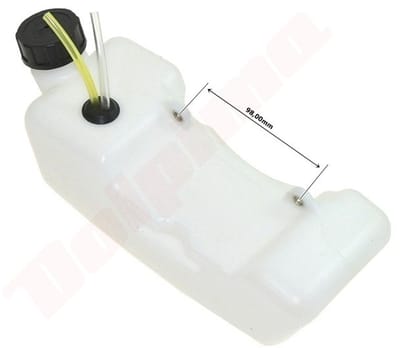Benzinetank voor Chinese Bosmaaier 43cc ( KF01058BA ) Merk : BPC Parts