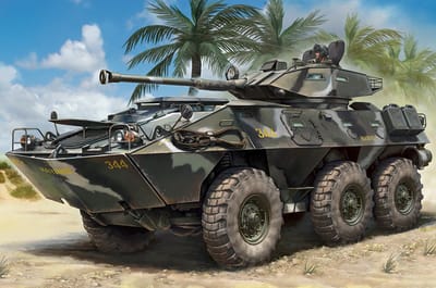 HobbyBoss Modelbouwpakket Militaire voertuigen - 84573 LAV-300 V300 90mm Cockerill Gun - Militair Voertuig Plastic - 1:35 - Modelbouw