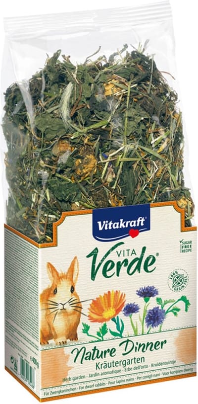 Vitakraft Nature Dinner graanvrij dwergkonijn, 400gr