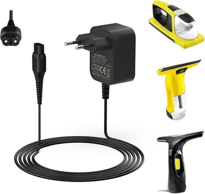 Raamreiniger Oplader - Raamwisser Kabel - Snel Opladen - Universele Compatibiliteit - 15 Meter - Zwart