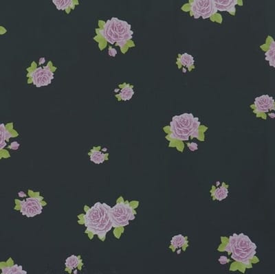 La Vie en Rose 46382 Behang – Rozen op Zwarte Achtergrond – Romantisch Bloemenbehang