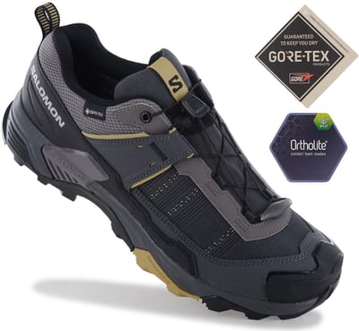 Salomon X ULTRA 5 GTX - GORE-TEX - Heren Wandelschoenen Trekking Schoenen Grijs 491028 , Maat: EU 42 UK 8