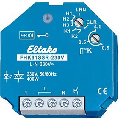 Eltako FHK61SSR-230V Actor Draadloos Inbouw (in muur) Schakelvermogen (max.) 400 W